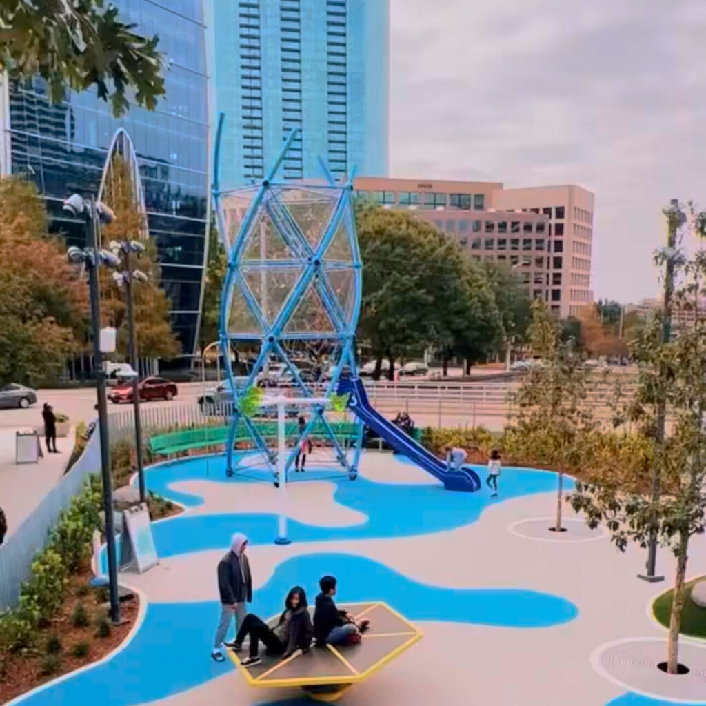 Klyde Warren Park Playground in Dallas, TX