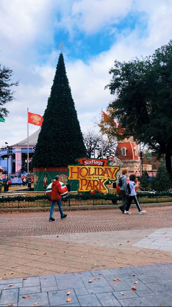 Holiday in the Park at Six Flags Over Texas in Arlington